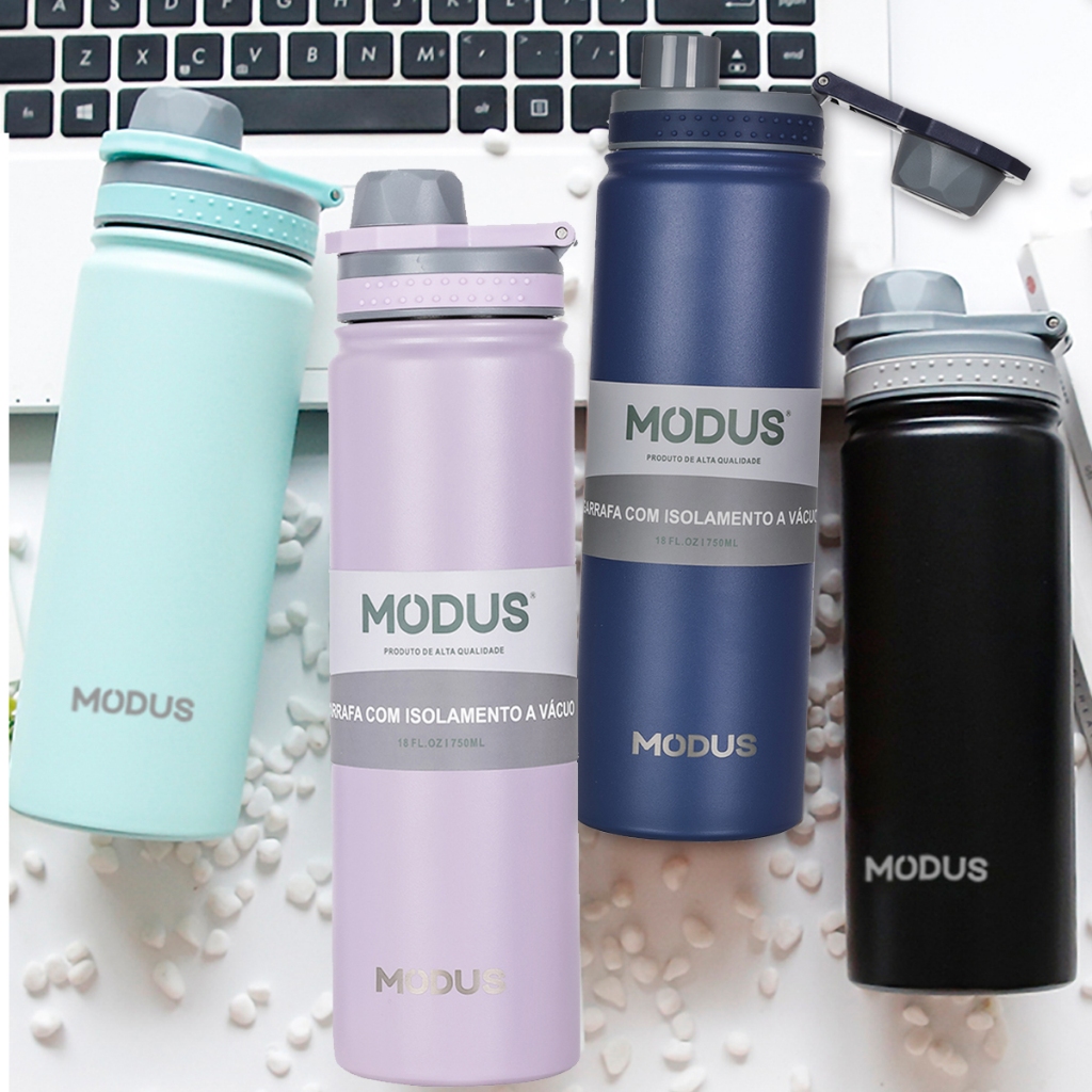 Garrafa Modus Térmica Inox 750ml Copo Térmico Para Água Café Modus Original Isolamento Vacuum Água