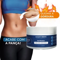 Gel Redutor de Medidas Queima de Gordura Localizada Acaba com a Celulite 200g Cicatribem
