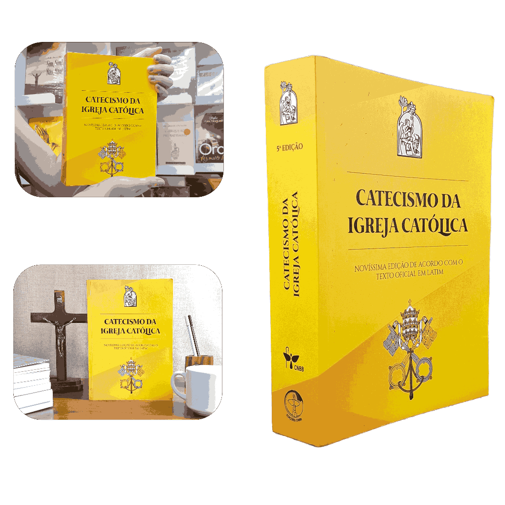 Livro Catecismo Da Igreja Católica - Versão Grande - Edições CNBB em Oferta na Shopee
