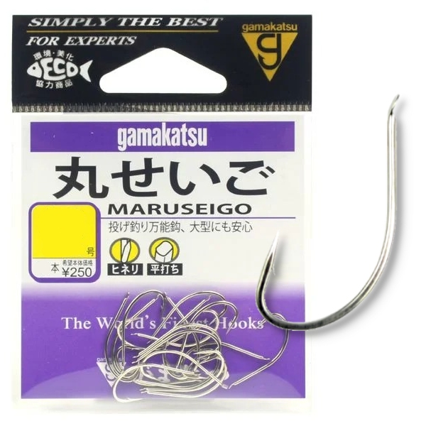 Anzol Gamakatsu Maruseigo | Pesca Competitiva | Super Resistente | Super afiado