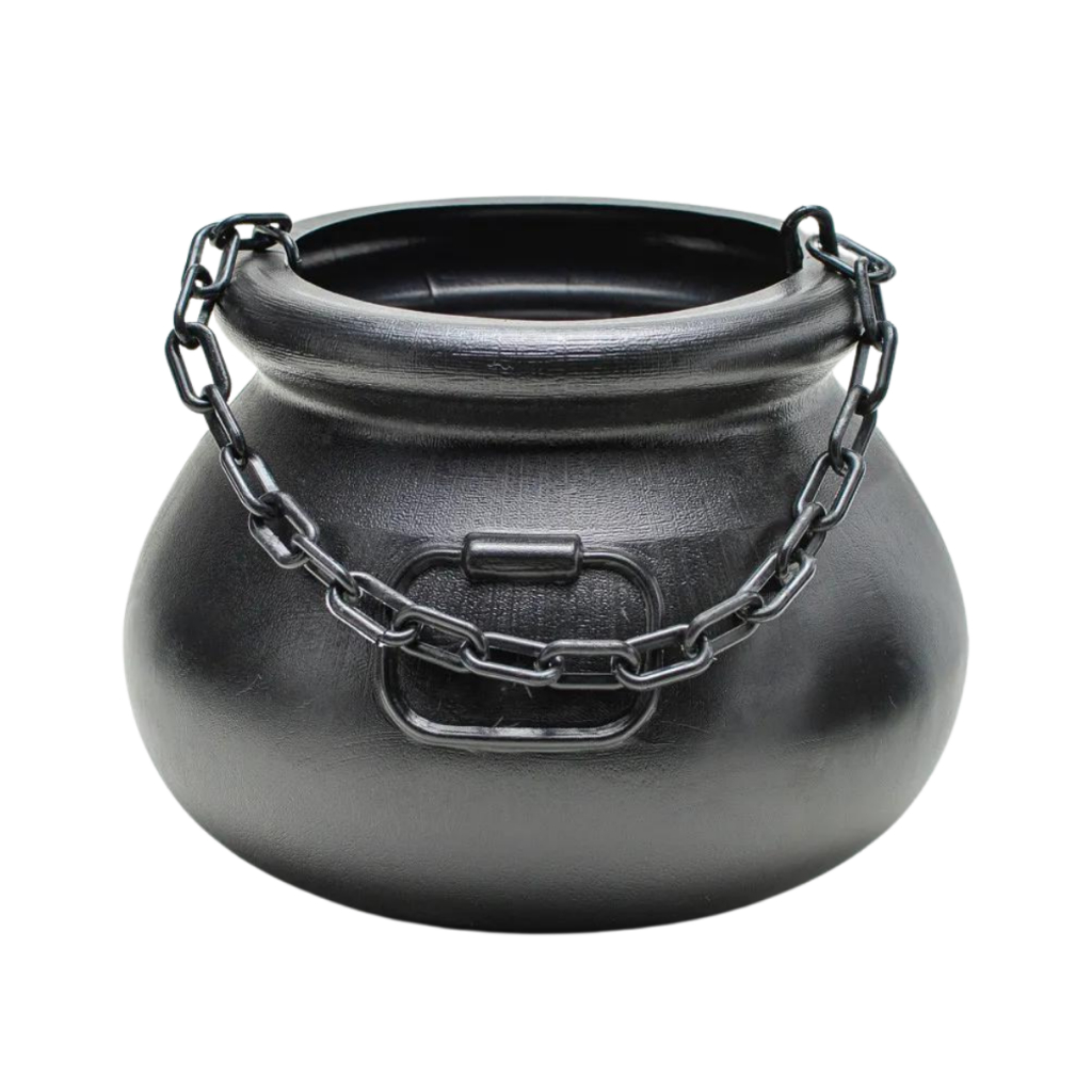 Caldeirão  De Bruxa - Alfa Grande Com Corrente em Oferta na Shopee