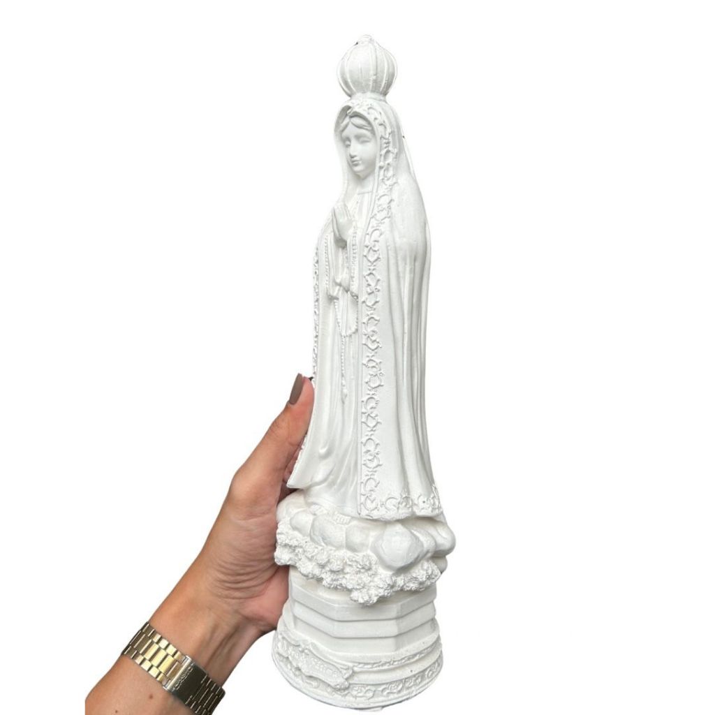 KIT 8 NOSSA SENHORA DAS GRAÇAS 20CM E 4 NOSSA SENHORA DE FÁTIMA 30CM