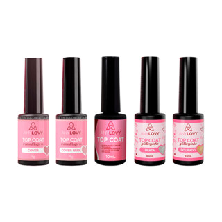 Top coat Anylovy - Selante Finalizador (cover, cover nude, clear, glitter prata, glitter dourado) Topcoat a sua escolha em Oferta na Shopee