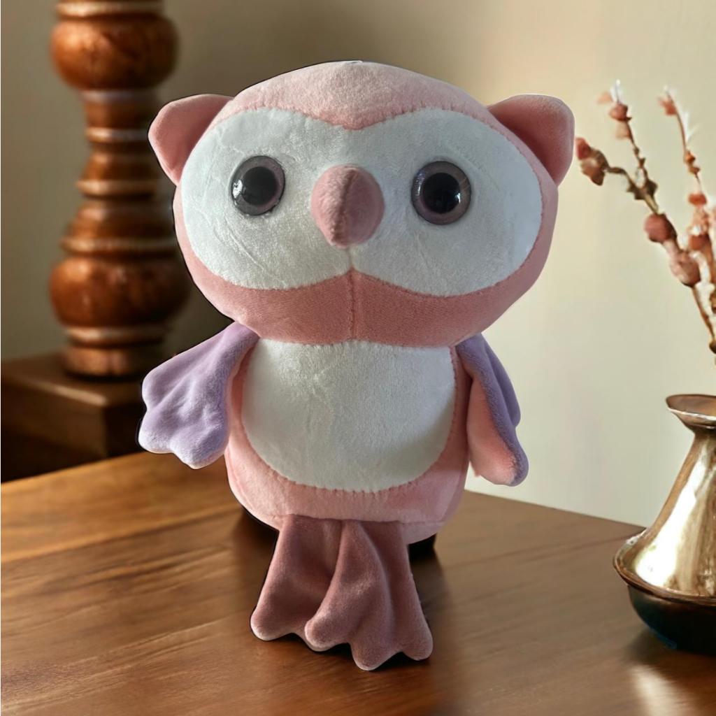 Brinquedo de pelúcia coruja elegante 25cm Mollibear molli3212 em Oferta na Shopee