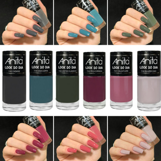 Kit Esmalte Anita Coleção Look do Dia Lançamento Cremoso em Oferta na Shopee