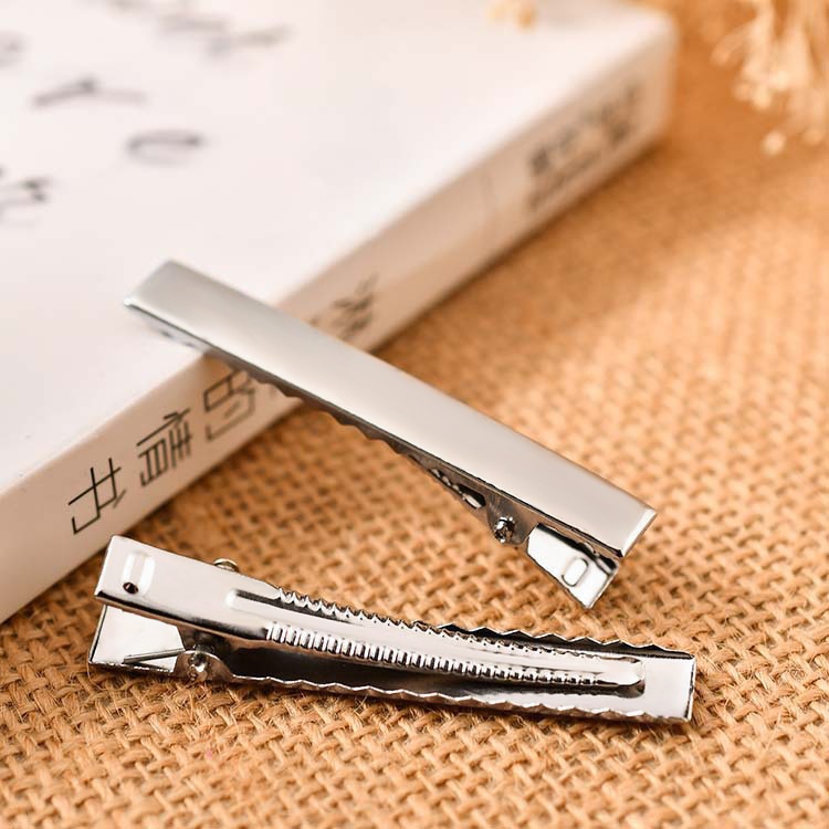 kit 100 Bicos de Pato Jacaré 5,5 cm – Ideal Para Laços e Tiaras