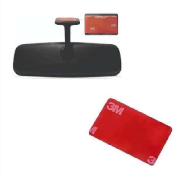 Emblema PAR Fita Dupla Face Espelho Retrovisor FIXA FORTE 3M (2 UNIDADE)