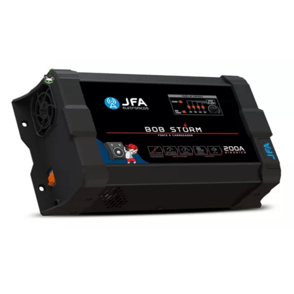 Fonte Automotiva Jfa Storm 200a Bob Carregador Automático Bivolt Cor BOB 200A JFA