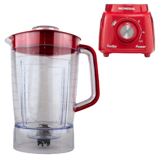 Copo Liquidificador Mondial Turbo Power Sangel L 99 Fr Vermelho em Oferta na Shopee