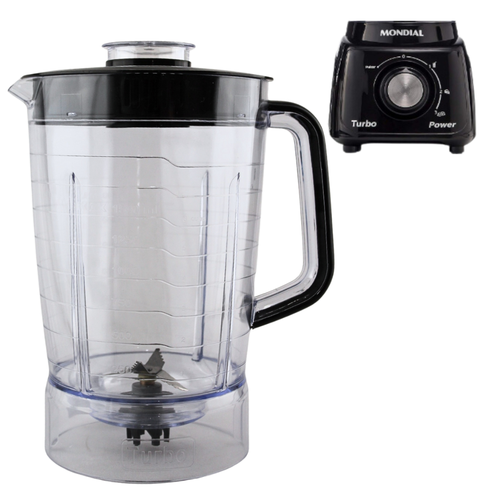 Copo Liquidificador Mondial Turbo Power Sangel L 99 Fb Preto