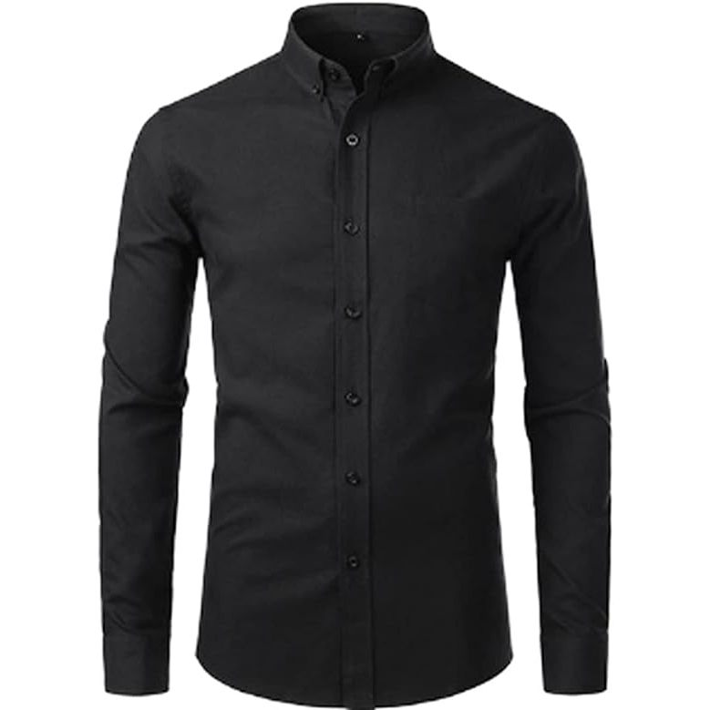 Camisa Social Manga Longa - Masculina Slim  - Conforto e Estilo Diário