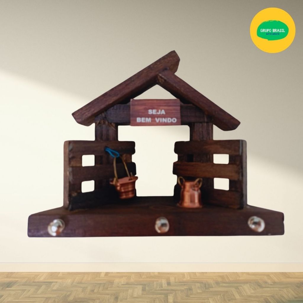 Porta Chaves PORTEIRA 3D | Suporte para Chaves em Aço Inox | Elegante e Funcional