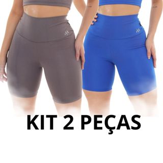 KIT C/2 Peças Bermudas Blackout Lisa Exclusiva de Secagem Rapida