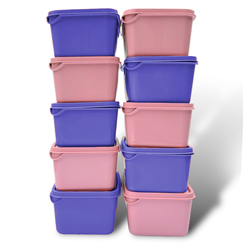 kit de Potes10 unidades ideal para armazenar alimentos e bolachas