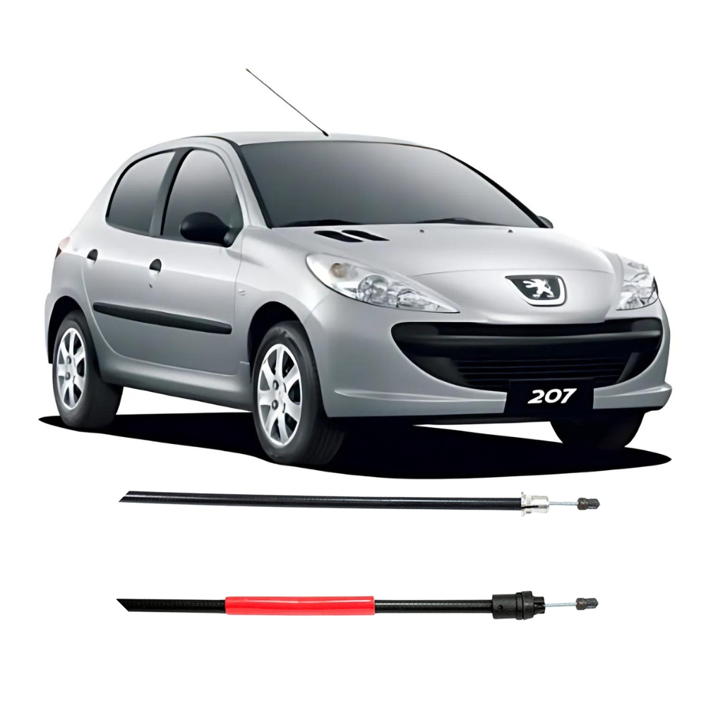 Detalhes do Cabo Freio Peugeot 206 207 Traseiro 1710 Mm Freio A Disco