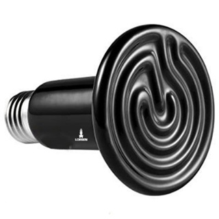 Lâmpada Cerâmica Aquecedor Infravermelho Terrários Répteis Anfíbios Aves 75W em Oferta na Shopee