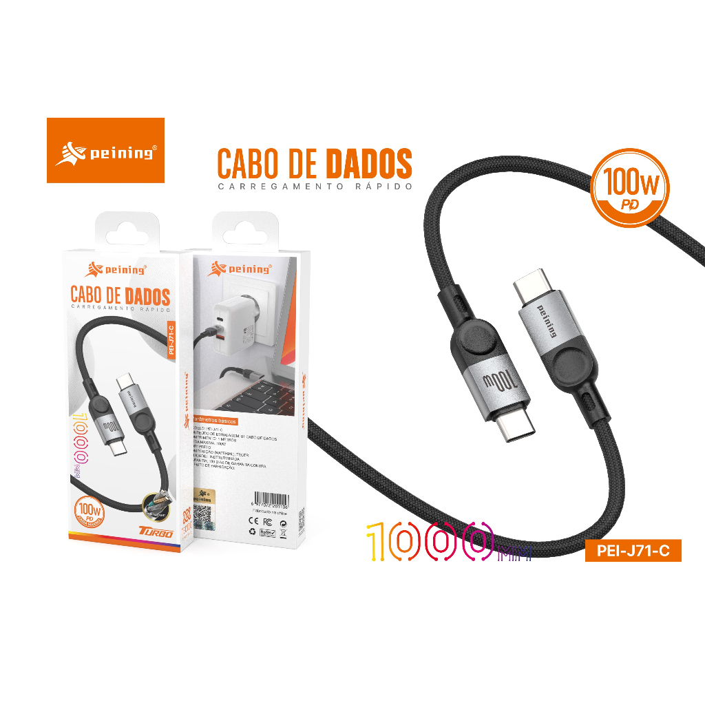 PEINING CABO DE DADOS 100W - Mobile & Gadgets