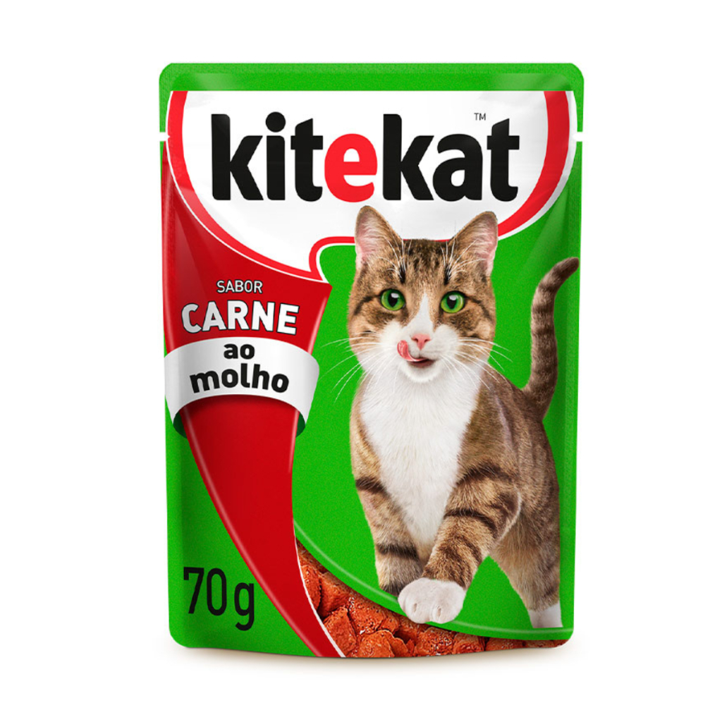 Sachê Kitekat Para Gatos Adultos - 70g