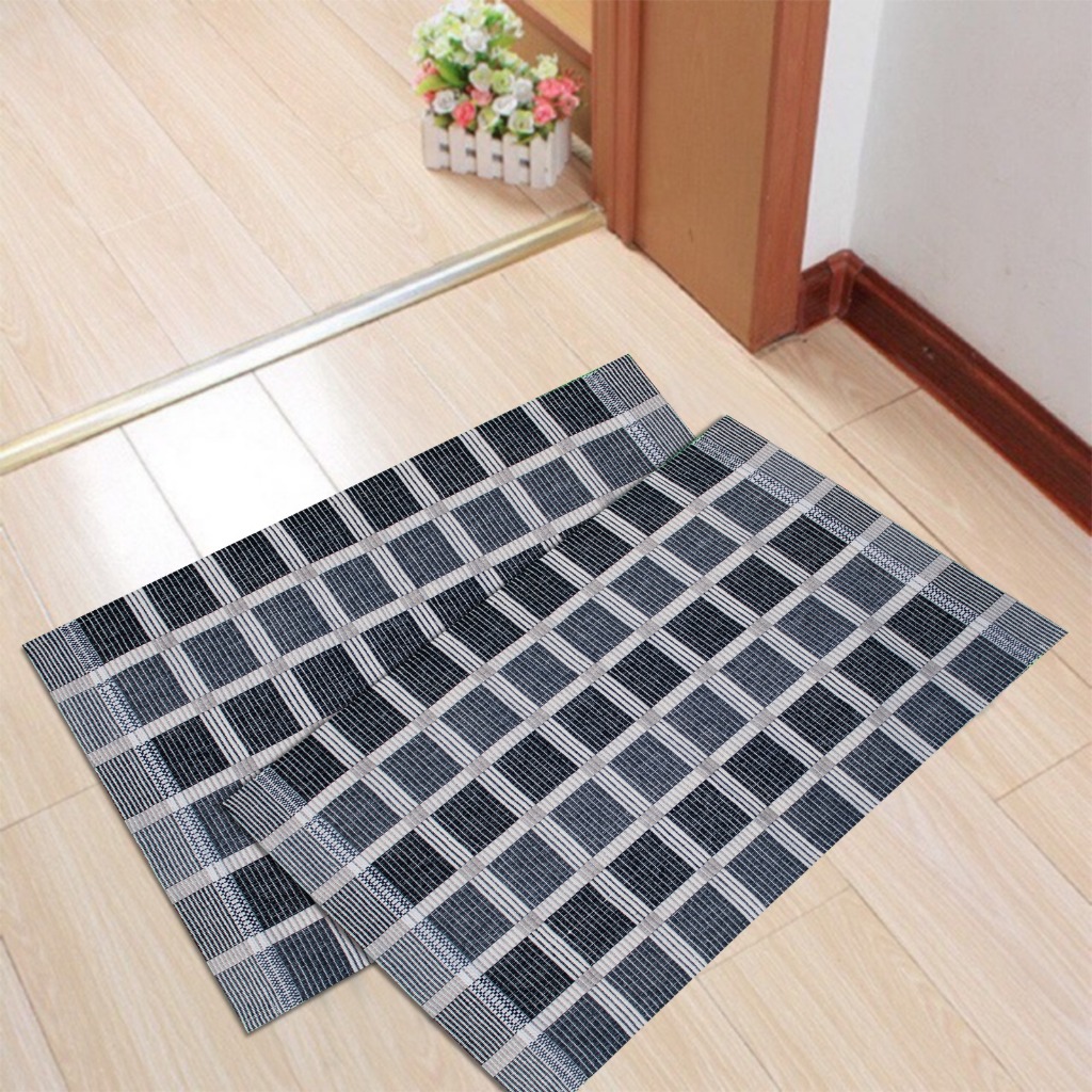 Kit 2 Tapetes Pequeno Realce 0.47 x 0.72 Algodão Cozinha Porta Banheiro em Oferta na Shopee