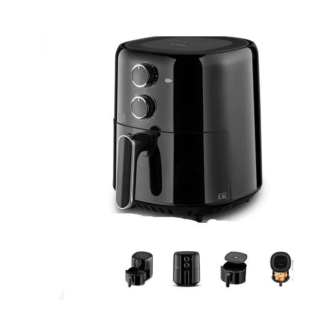 Air Fryer a sem óleo Air Fryer 3,5L 1500W 127V Preta Multi - GO213