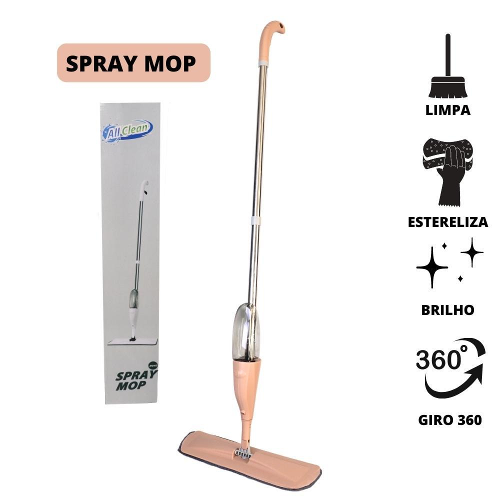Mop Spray  Com reservatório Rodo Mágico Esfregão Limpeza Vassoura Microfibra