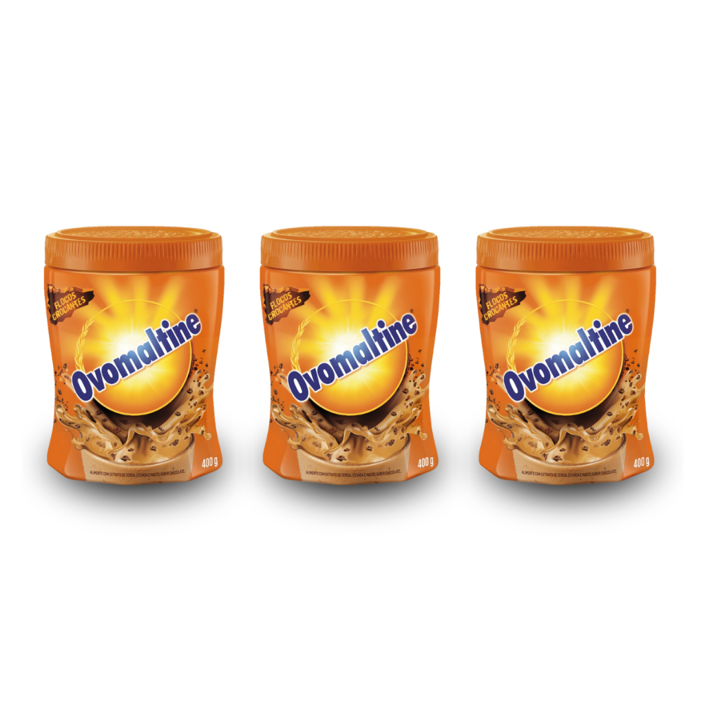 Kit 3un Ovomaltine Flocos Crocantes 400G em Oferta na Shopee