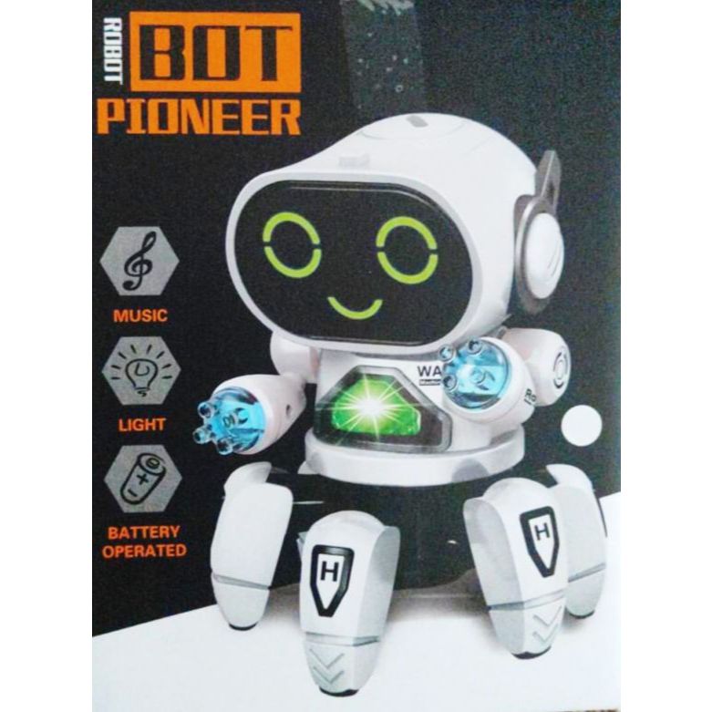 Brinquedo Robô Eletrônico Aranha Dançarino Som e Luzes Melhor - Miniatura 3