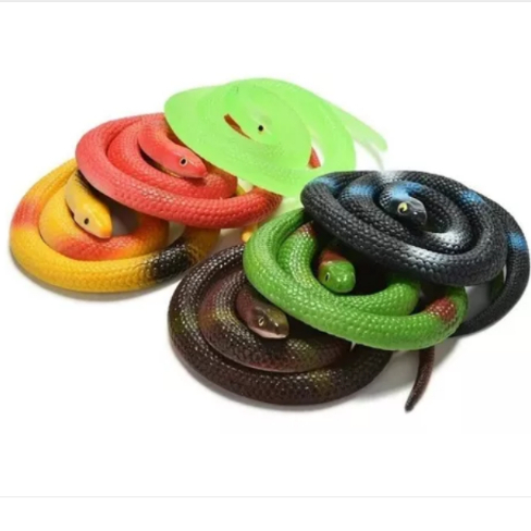Serpente de Borracha Realista Cobra 80cm Cores Variadas Unid. em Oferta na Shopee