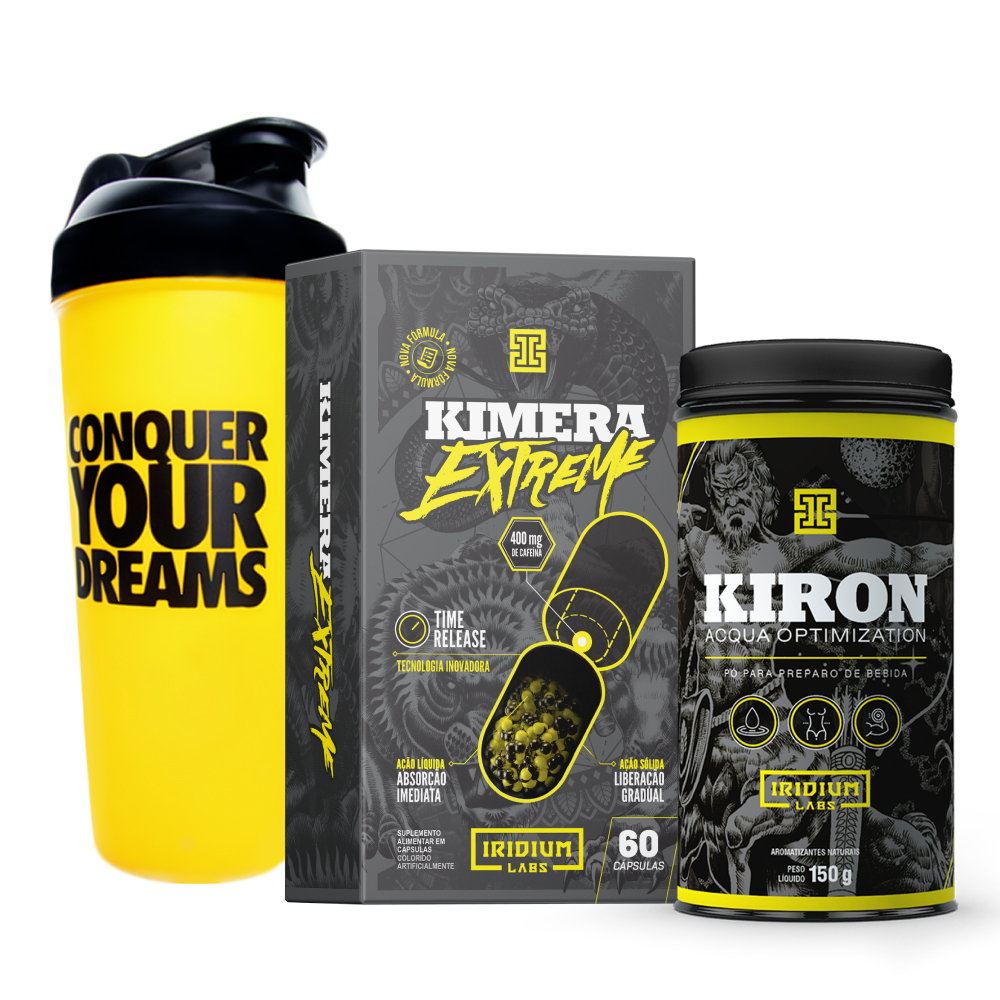 Kit Kimera Extreme + Kiron Acqua Optimization + Coqueteleira em Oferta na Shopee