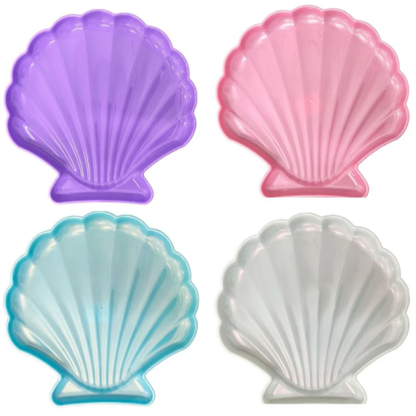 Bandeja Acrílico Concha Sereia Fundo do Mar Unid. em Oferta na Shopee