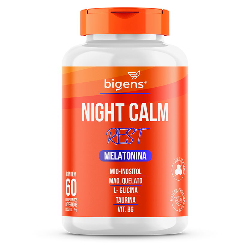 BIGENS NIGHT CALM REST 60 TABS em Oferta na Shopee