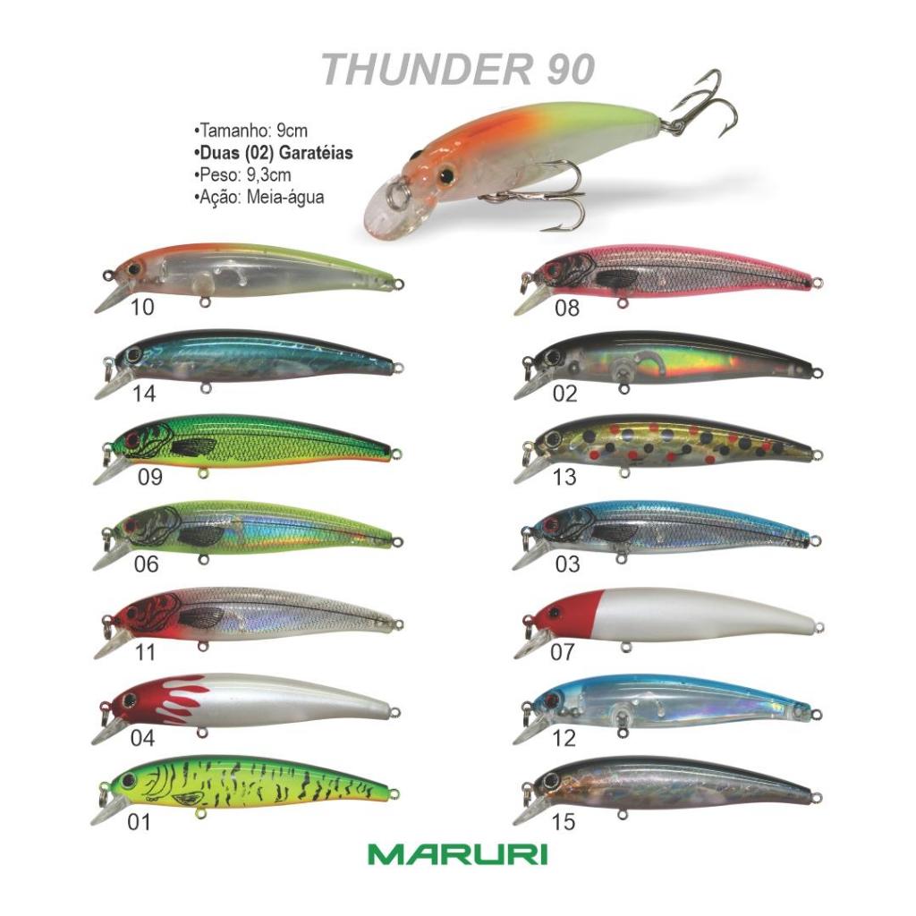 Isca Artificial Thunder 90 ( Bomber 14) 9cm. Original Maruri