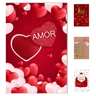 Painel Festa Retangular Dia dos Namorados Vertical Sublimado Tecido 1,50x2,20 em Oferta na Shopee