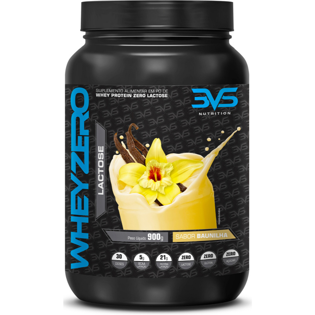 Whey Protein Zero Lactose 900g Fórmula Exclusiva Com 21g De Proteína Dose E Matéria Prima Importada em Oferta na Shopee
