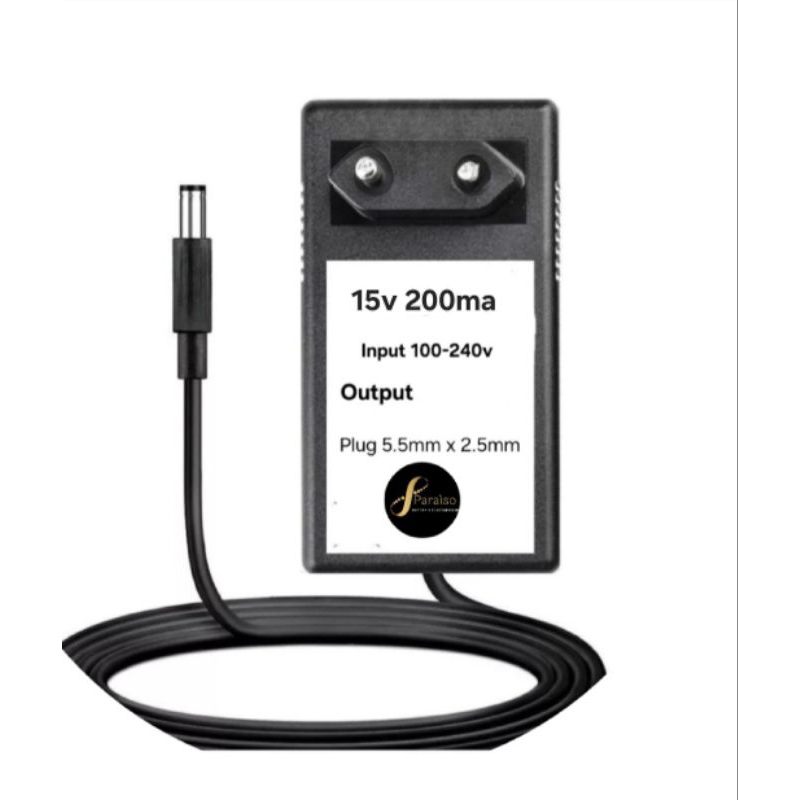 Fonte 15v 200ma Para Aspirador Eletrolux Ergorapido Ergo1 Ergo2 Bivolt