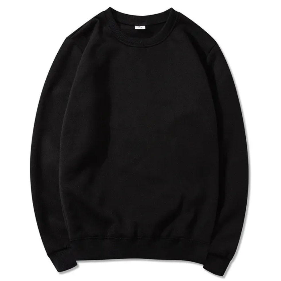 Moletom Careca Gola Redonda Sueter Flanelado Masculino E Feminino