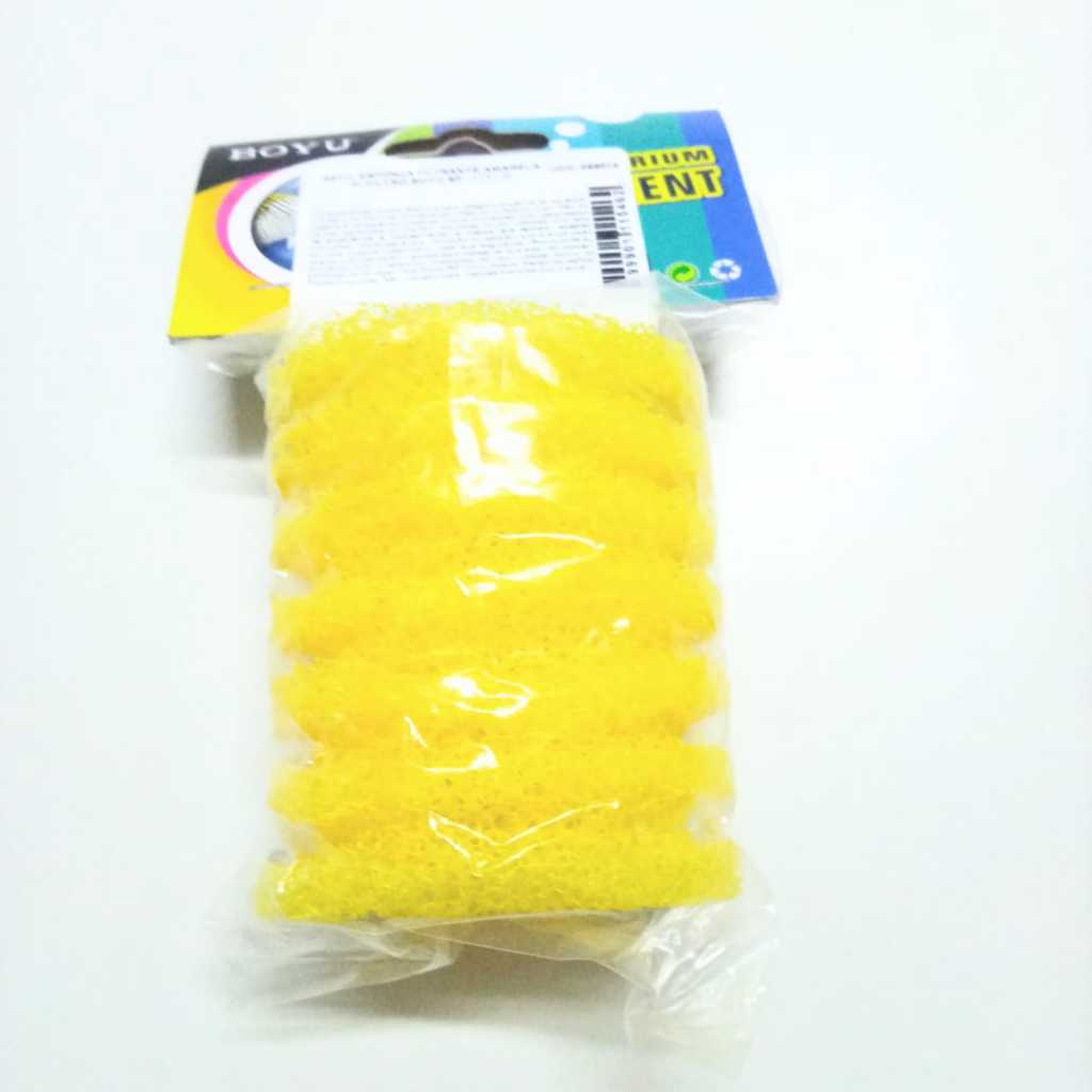 REFIL ESPONJA FILTRANTE AMARELA PARA FILTRO BOYU SPI II III