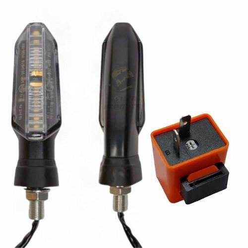 Kit Par Pisca Sequencial Twister Rele Pisca 2 Pinos Cg Titan 160 Fan 160 Titan 150 em Oferta na Shopee