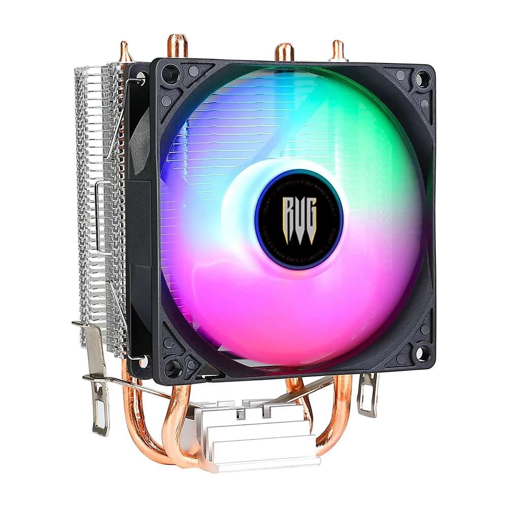 CPU Cooler para Processador Intel AMD Gamer Fan RGB Led Revenger G-VR303 Ventilador LGA 115X AM4 AM5 AM3+ FM2 — imagem 2 de 2