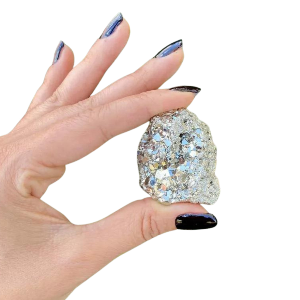 Pedra Pirita Bruta Natural Semi Preciosa Grande Qualidade Premium em Oferta na Shopee