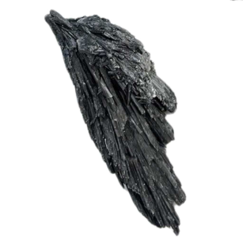 Pedra Cianita Preta Cianita Negra Vassoura de Bruxa Pedra Bruta Natural Preta