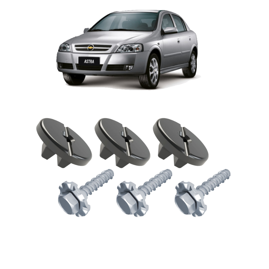 Kit Presilha Parafuso Farol Astra 1999 a 2011 C/6 Pçs