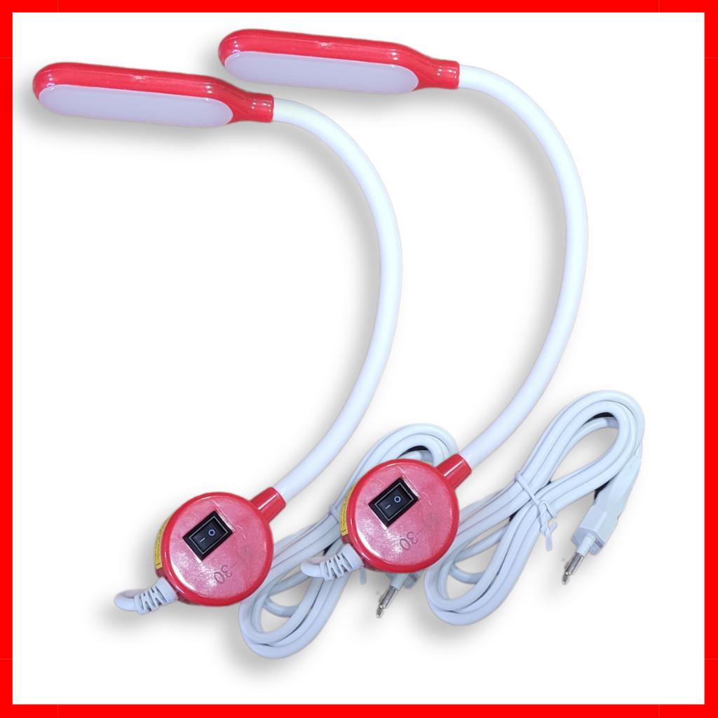 2 Luminárias 20 Leds Bivolt Para Máquina De Costura