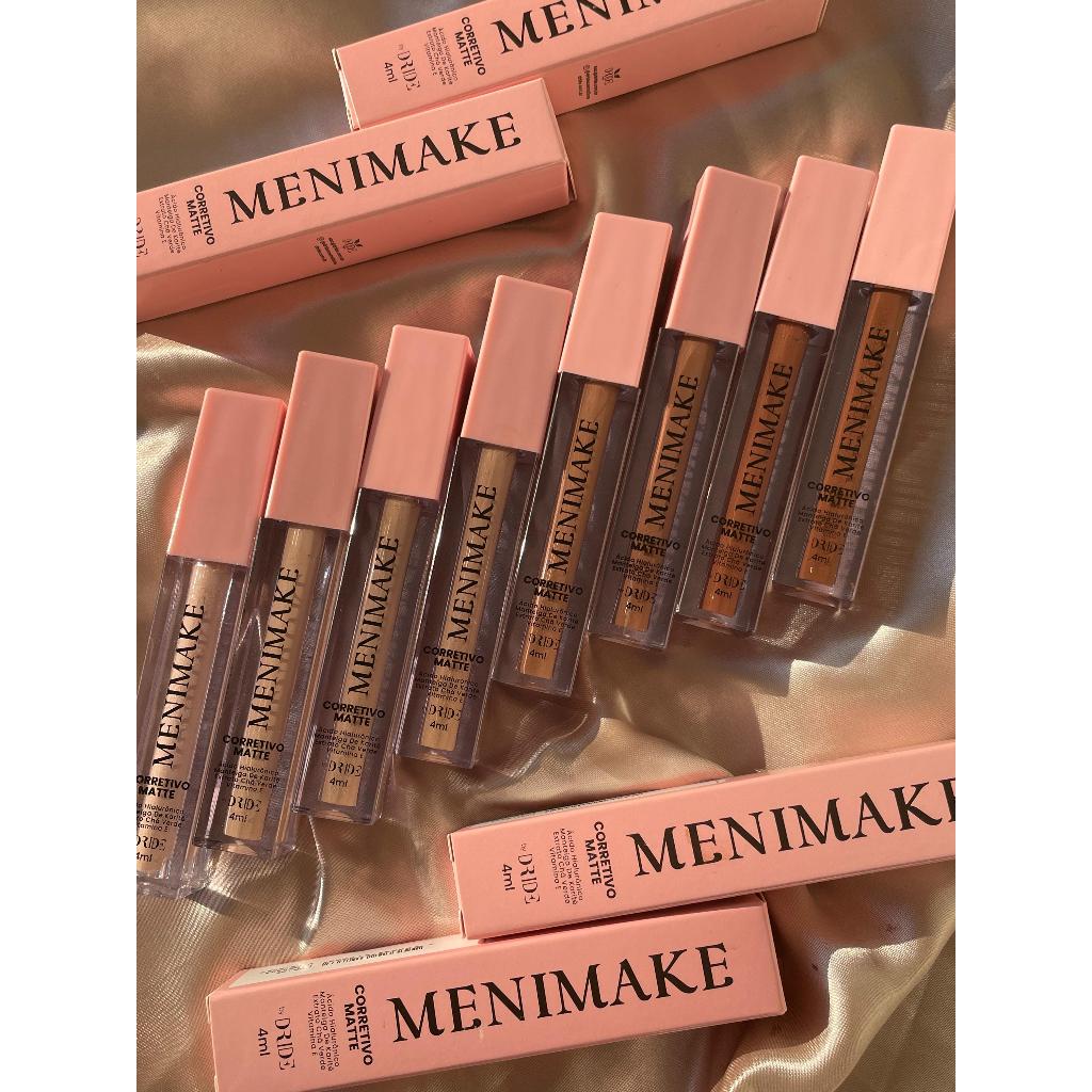 Corretivo liquido alta cobertura possui acabamento matte 4ml - Menimake by Dride em Oferta na Shopee