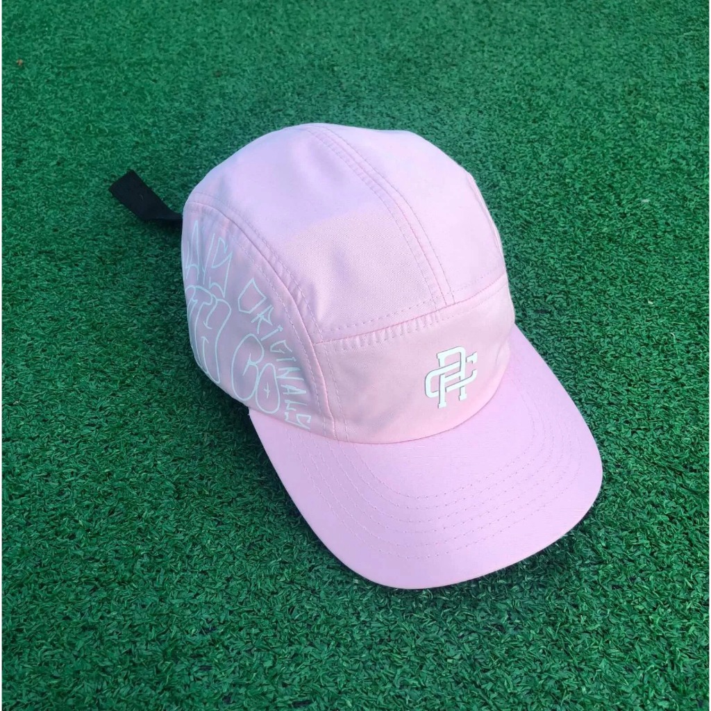 Boné Five Panel Anth Co Tag Lateral Rosa