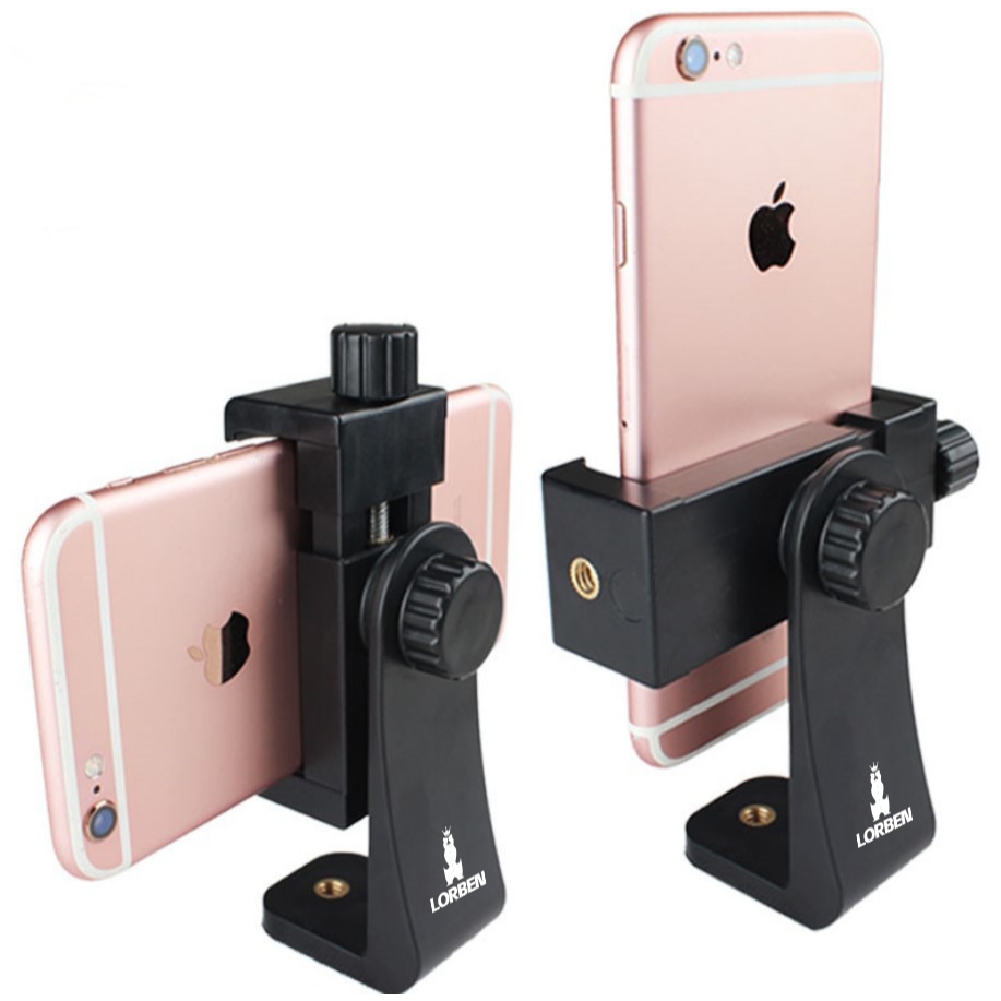 Apoio Suporte Universal Celular Lorben 360 Graus Vertical E Horizontal para Tripé Rosca 1/4 em Oferta na Shopee