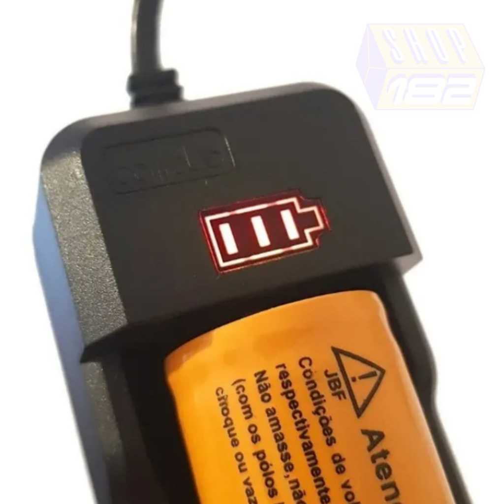 Carregador De Bateria 26650 Lanternas  Táticas T9 X900 T12 P90