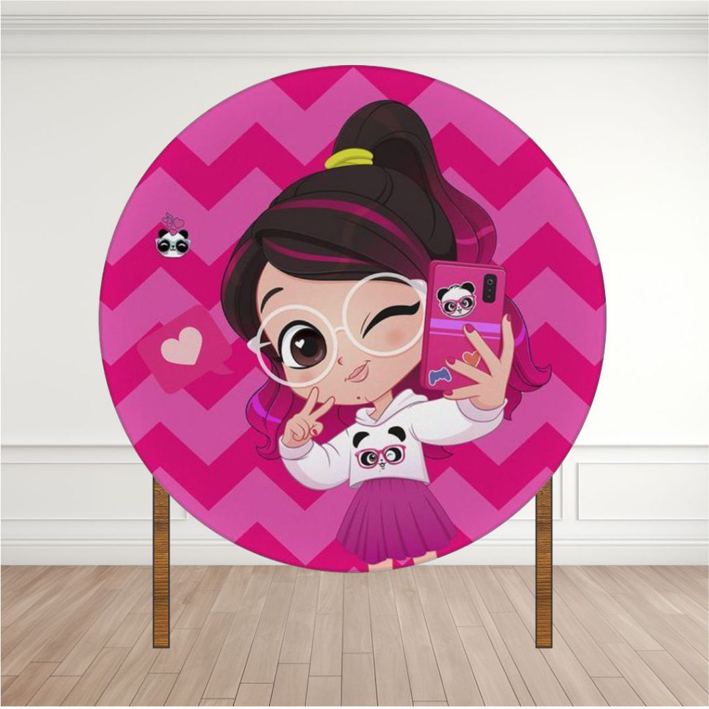 Painel de Festa Luluca Tecido Poliéster Sublimado com elástico em Oferta na Shopee