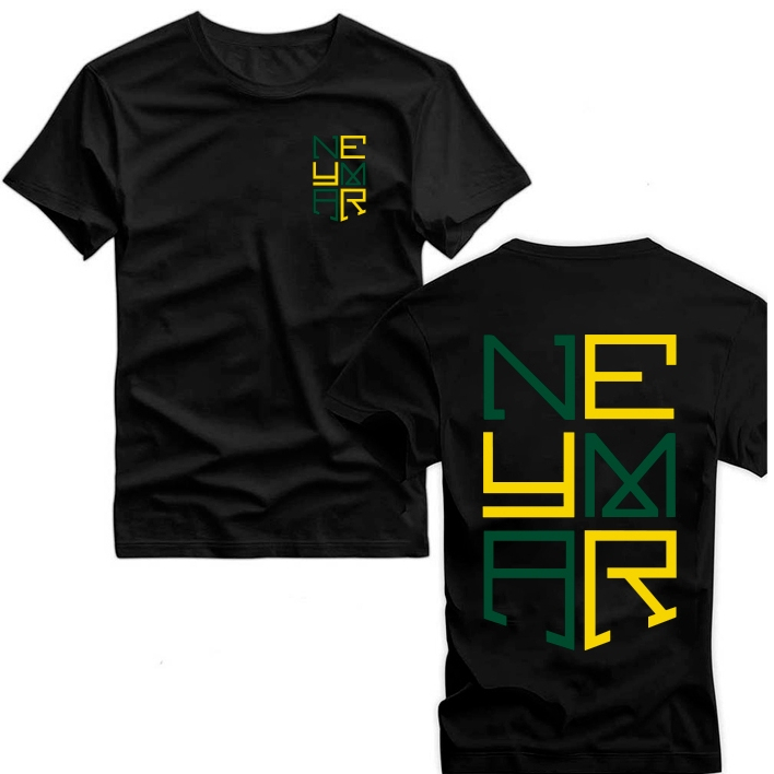Camisa De Time Neymar Camiseta De Algodao Brasil