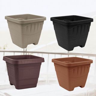 Kit 12 Vasos Plástico Quadrado Tacho 6 Litros Flores Decoração Jardim em Oferta na Shopee
